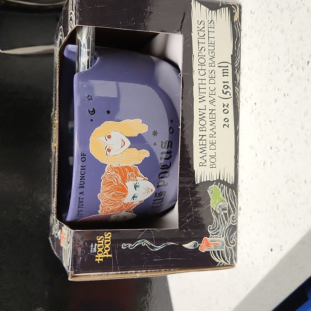 Hocus Pocus Ramen Bowl w/Chopsticks